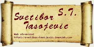 Svetibor Tasojević vizit kartica